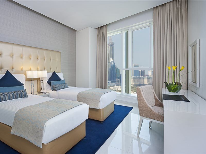 Damac Maison The Vogue Ντουμπάι Εξωτερικό φωτογραφία A guest room at the Address Downtown Hotel